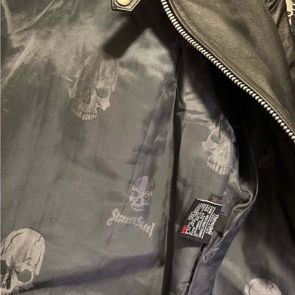 Street & Steel Scooter Leather Jacket - Size Large - Picture 13 of 15